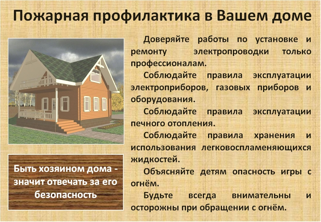 10-Пожарная профилактика в Вашем доме